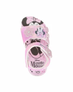 MINNIE - Sandalo rosa  con chiusure a reappo