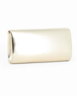 MIS GLOBO - Pochette oro con patta effetto onda