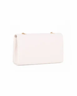 MISS GLOBO - Pochette con patta beige e chiusura a girello