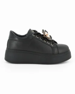 MISS GLOBO - Scarpa nera con fiore