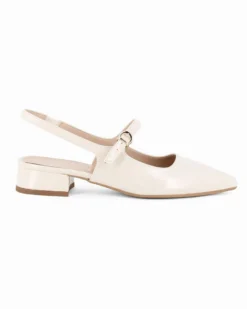 MISS GLOBO - Slingback color burro naplak con cinturino superiore, tacco 2,5CM - MADE IN ITALY