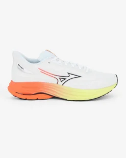 MIZUNO - SCARPA DA RUNNING WAVE ULTIMA 17 BIANCA  CON DETTAGLI ARANCIONE E  GIALLO FLUO DA UOMO, J1GC2618_51