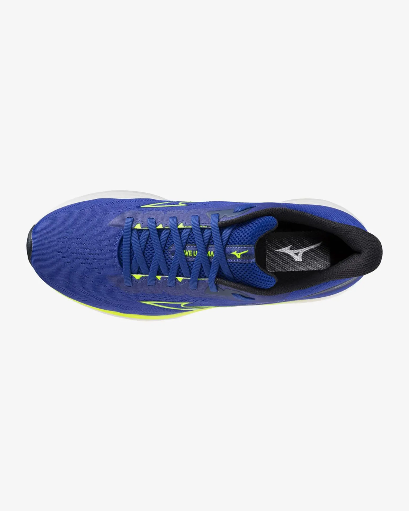 MIZUNO - SCARPA DA RUNNING WAVE ULTIMA 17 BLU CON DETTAGLI VERDI E GIALLO FLUO DA UOMO, J1GC2618_01
