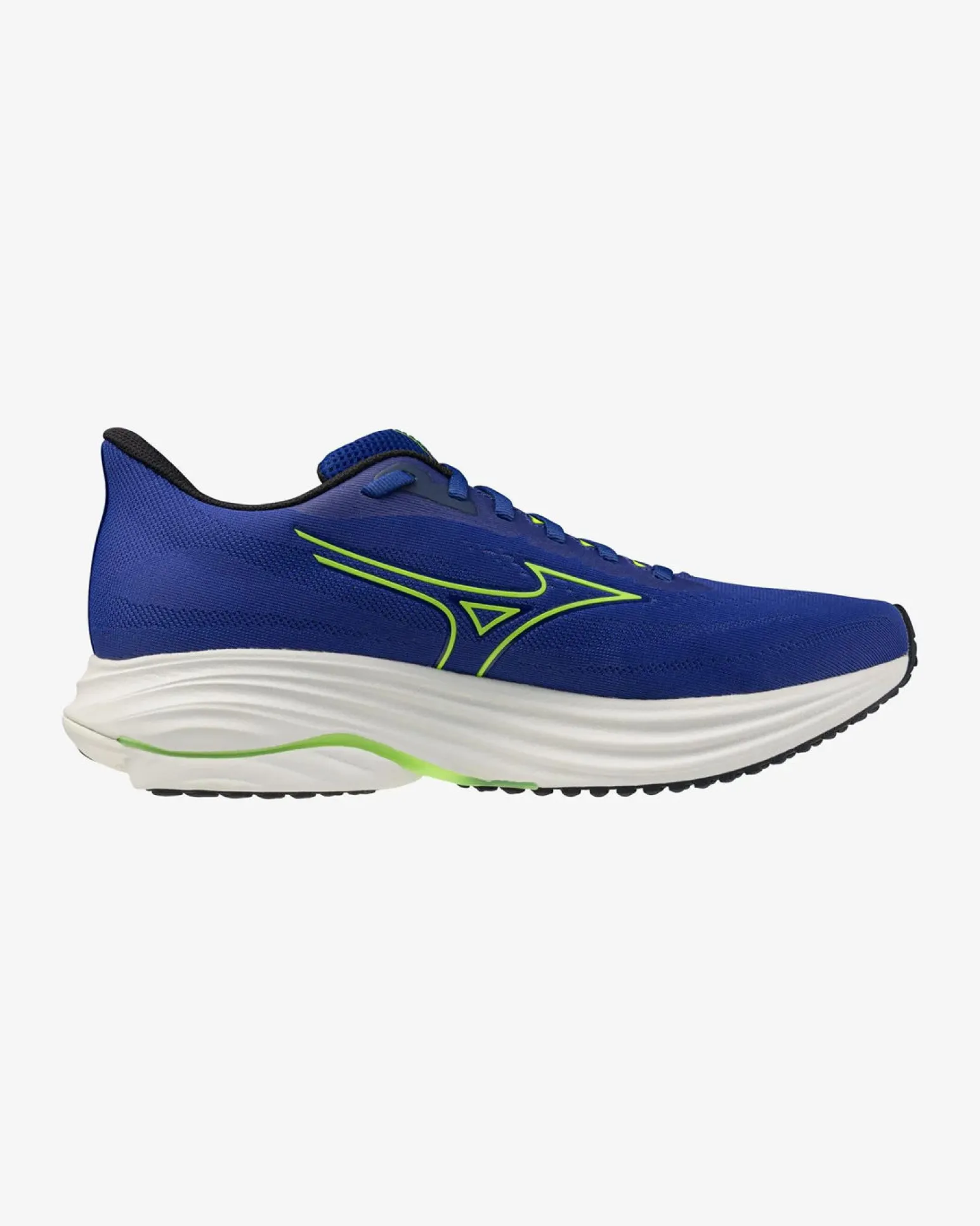 MIZUNO - SCARPA DA RUNNING WAVE ULTIMA 17 BLU CON DETTAGLI VERDI E GIALLO FLUO DA UOMO, J1GC2618_01