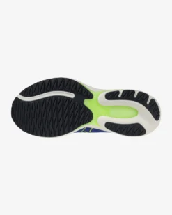 MIZUNO - SCARPA DA RUNNING WAVE ULTIMA 17 BLU CON DETTAGLI VERDI E GIALLO FLUO DA UOMO, J1GC2618_01