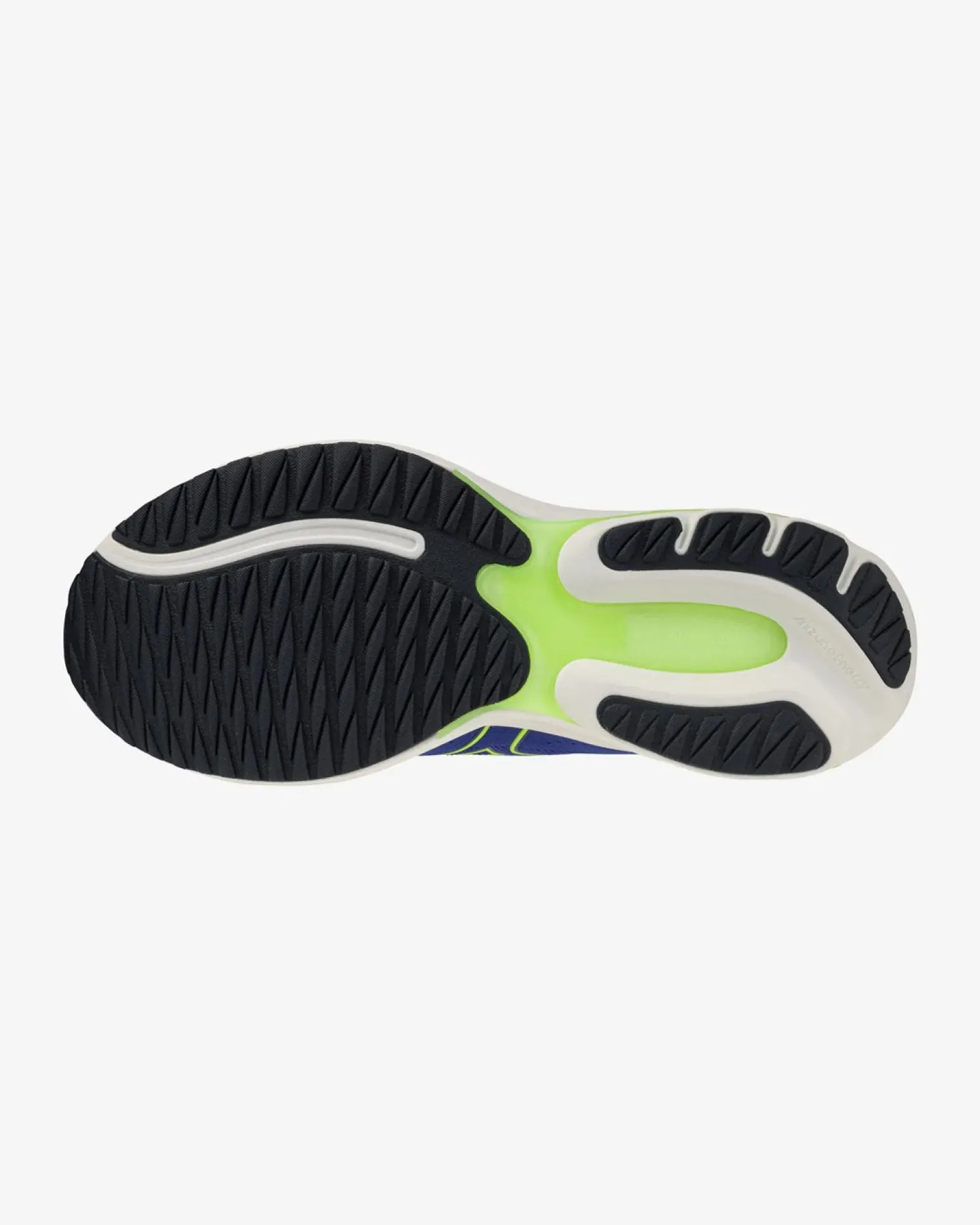 MIZUNO - SCARPA DA RUNNING WAVE ULTIMA 17 BLU CON DETTAGLI VERDI E GIALLO FLUO DA UOMO, J1GC2618_01