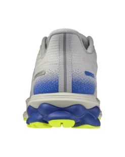 MIZUNO - SCARPA DA RUNNING WAVE SYRISE 7 GRIGIA CON DETTAGLI BLU E GIALLO FLUO DA UOMO, J1GC2609_02