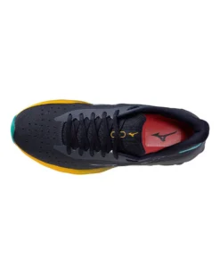 MIZUNO - SNEAKERS WAVE SKYRISE 6 BLU CON DETTAGLI GIALLI E CELESTI DA UOMO, J1GC2509_51