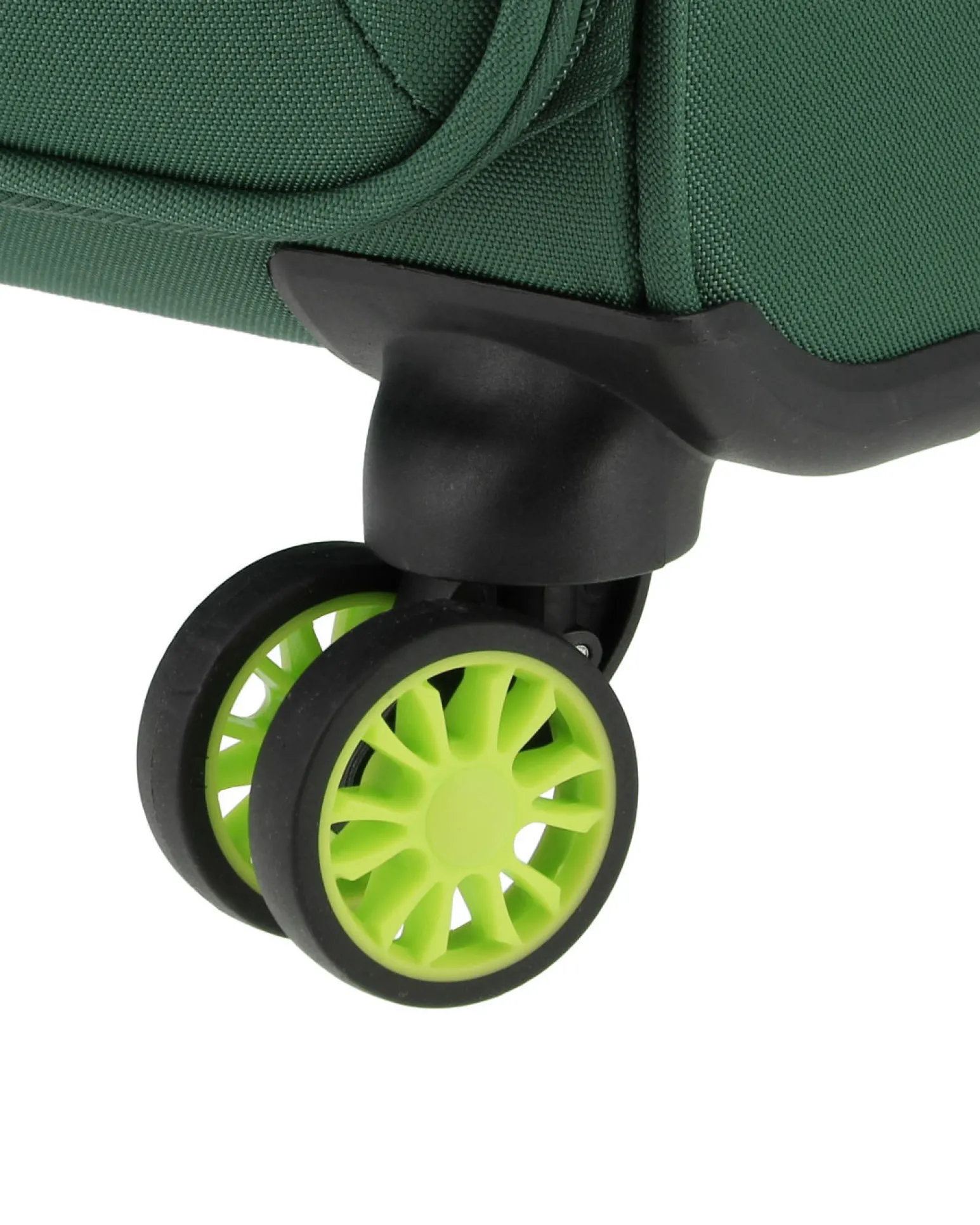 MODO BY RONCATO - TROLLEY VERDE IN TESSUTO CON LUCCHETTO TSA