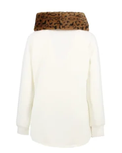 MY JEWELS - DONNA FELPA CON ZIP E CAPPUCCIO GATTI