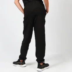 MY JEWELS - PANTALONE NERO IN FELPA CON SCRITTE