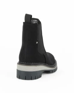 NARDINI - Beatles nero scamosciato con zip laterale, tacco 4,5CM