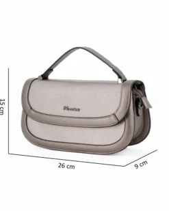 NARDINI - Borsa rettangolare canna fucile con patta, tracolla removibile