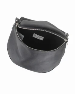 NARDINI - Marsupio nero da donna in VERA PELLE - MADE IN ITALY