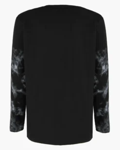 NASA - MAGLIA MANICA LUNGA NERA DA UOMO