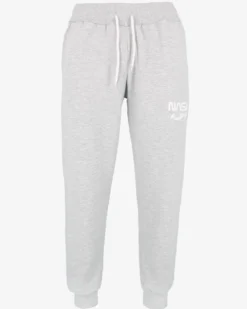 NASA - PANTALONE TUTA GRIGIO  DA UOMO CON POLSINO