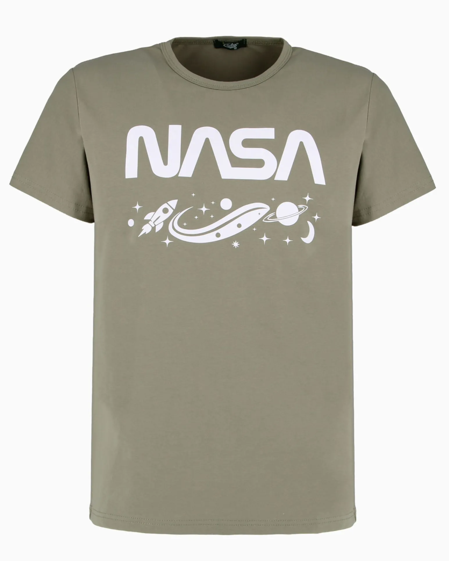 NASA - TSHIRT VERDE DA UOMO LOGO NASA