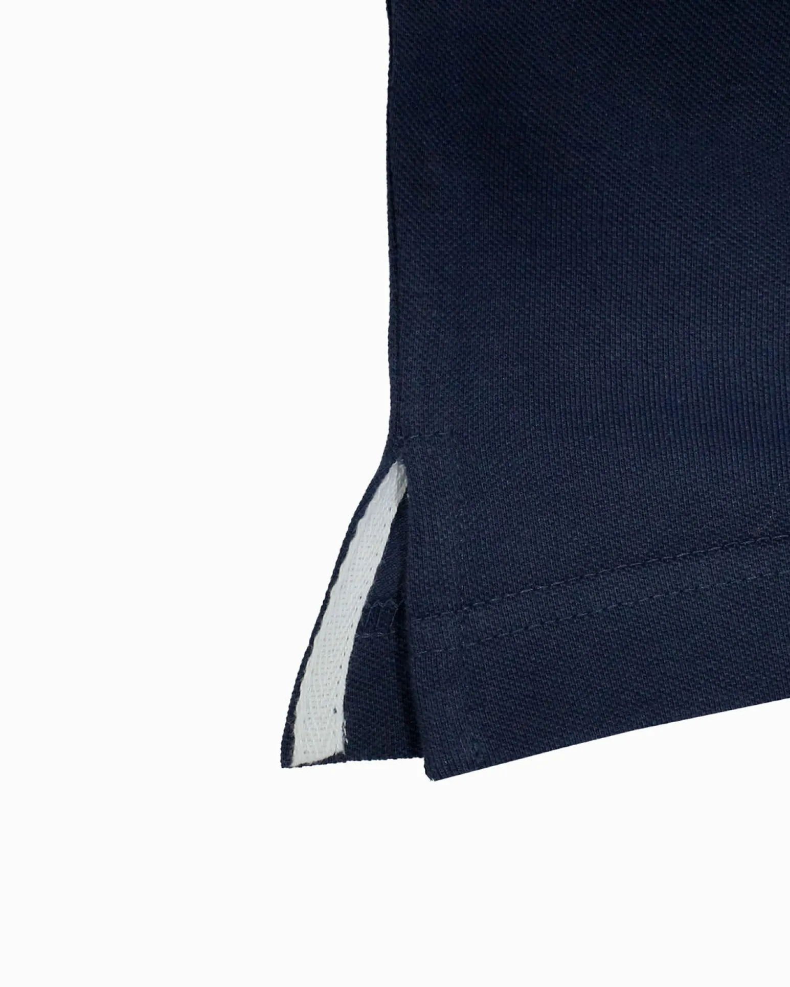 NAVY SAIL - Polo over manica corta denim