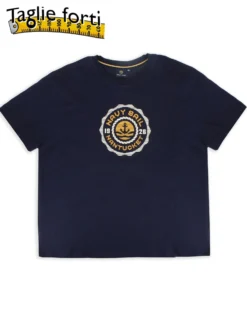 NAVY SAIL - Tshirt over blu scuro da uomo con logo frontale - NYUOV25375