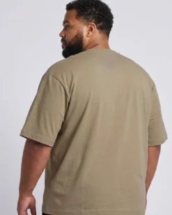 NAVY SAIL - Tshirt over manica corta beige