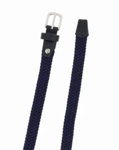 NAZARENO GABRIELLI - Cinta blu da donna, intrecciata ed elasticizzata