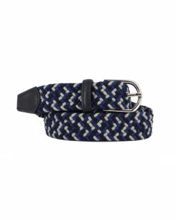 NAZARENO GABRIELLI - Cinta blu junior, intrecciata ed elasticizzata