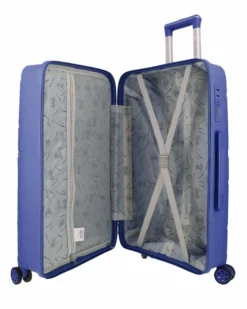 NAZARENO GABRIELLI - TROLLEY BLU IN ABS 4 RUOTE