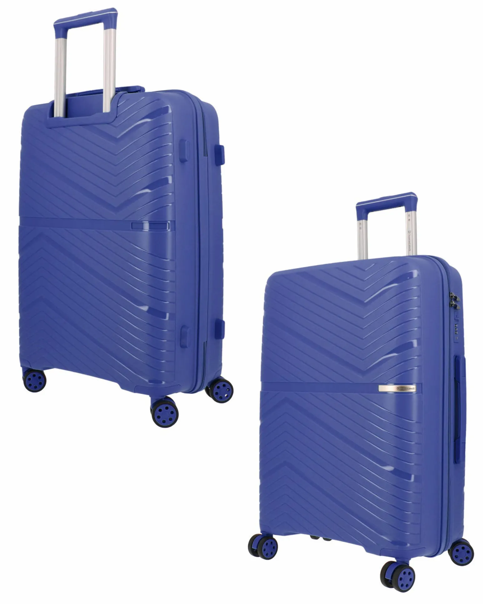 NAZARENO GABRIELLI - TROLLEY BLU IN ABS 4 RUOTE