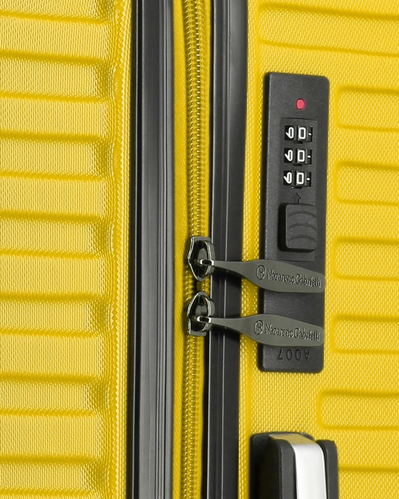 NAZARENO GABRIELLI - TROLLEY GIALLO IN ABS 4 RUOTE