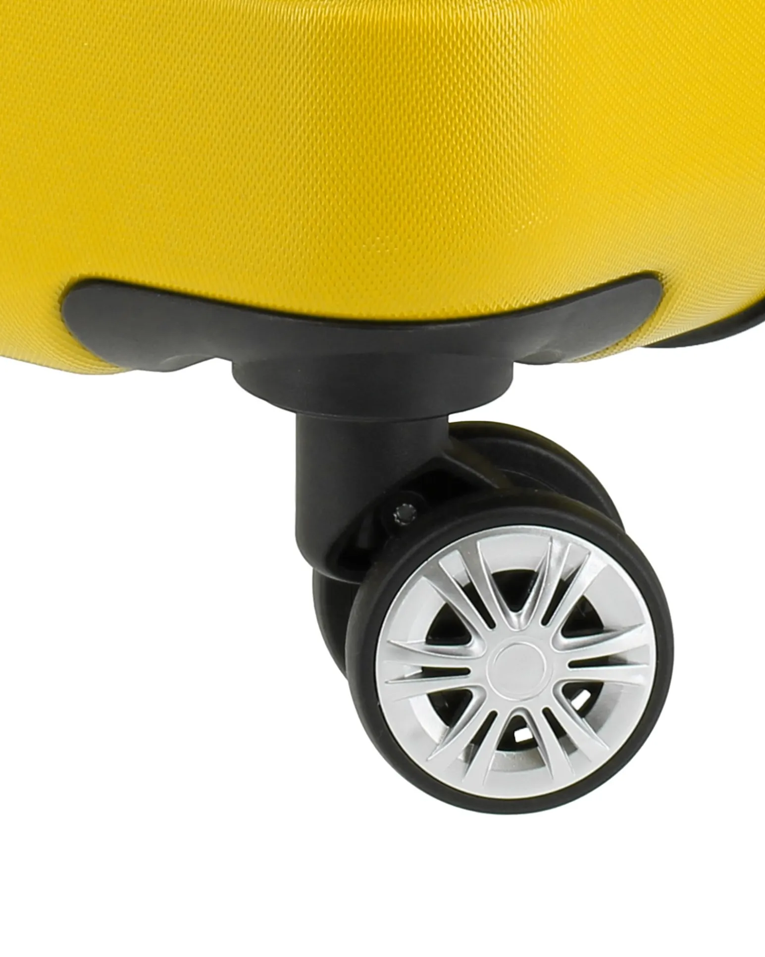 NAZARENO GABRIELLI - TROLLEY GIALLO IN ABS 4 RUOTE
