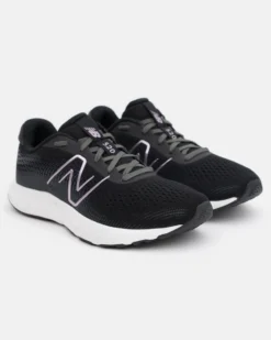 NEW BALANCE - Scarpa da running donna nera in mesh traspirante con intersuola in EVA e logo rosa metallizzato - 520 V8