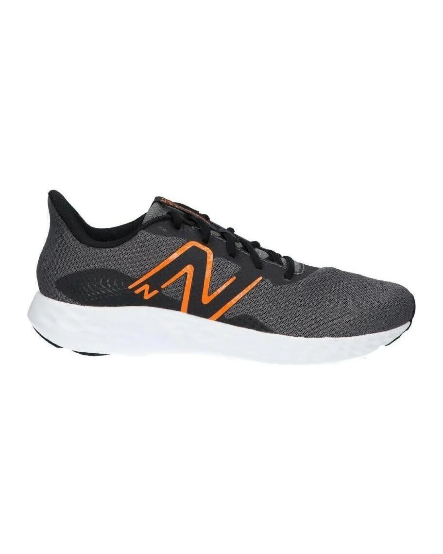 NEW BALANCE - SCARPA DA RUNNING GRIGIA CON DETTAGLI NERI E ARANCIONI DA UOMO, M411RO3