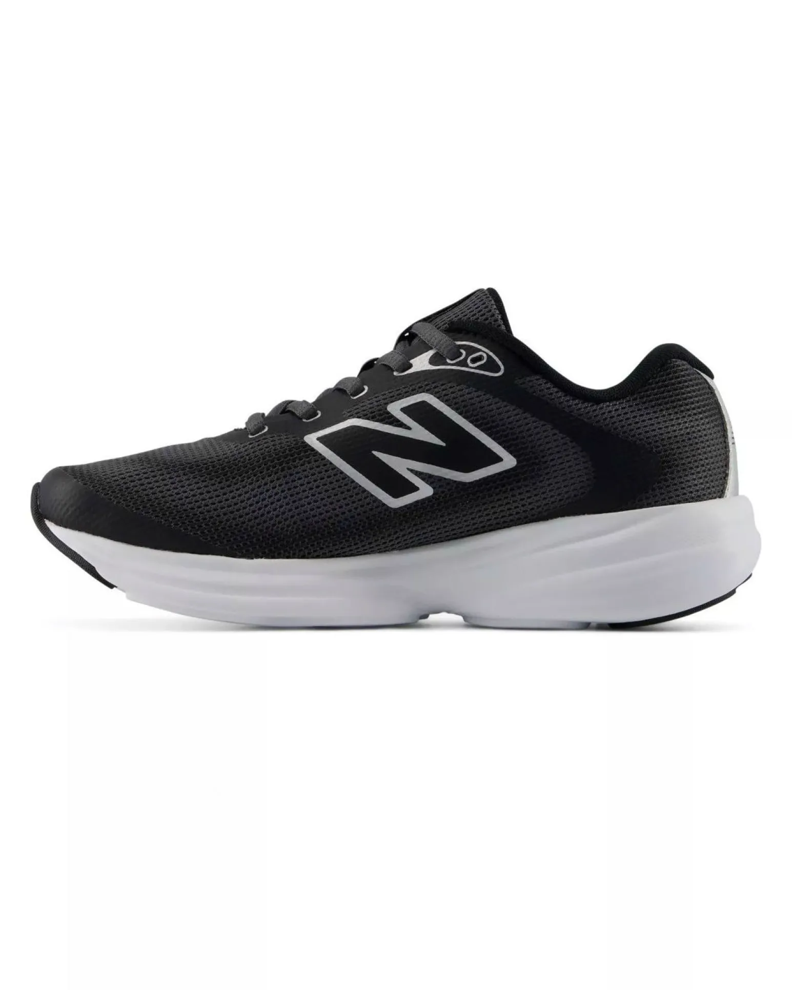 NEW BALANCE - SCARPA DA RUNNING ENTRY 411 V4 NERA CON DETTAGLI BIANCHI DA DONNA, W4115L8