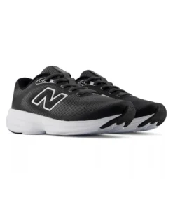 NEW BALANCE - SCARPA DA RUNNING ENTRY 411 V4 NERA CON DETTAGLI BIANCHI DA DONNA, W4115L8