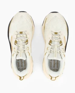 NEW BALANCE - SCARPA DA RUNNING TRAIL NITREL V6 BEIGE CON DETTAGLI  NERI, VERDI E GIALLO OCRA  DA UOMO, MNTR4SE