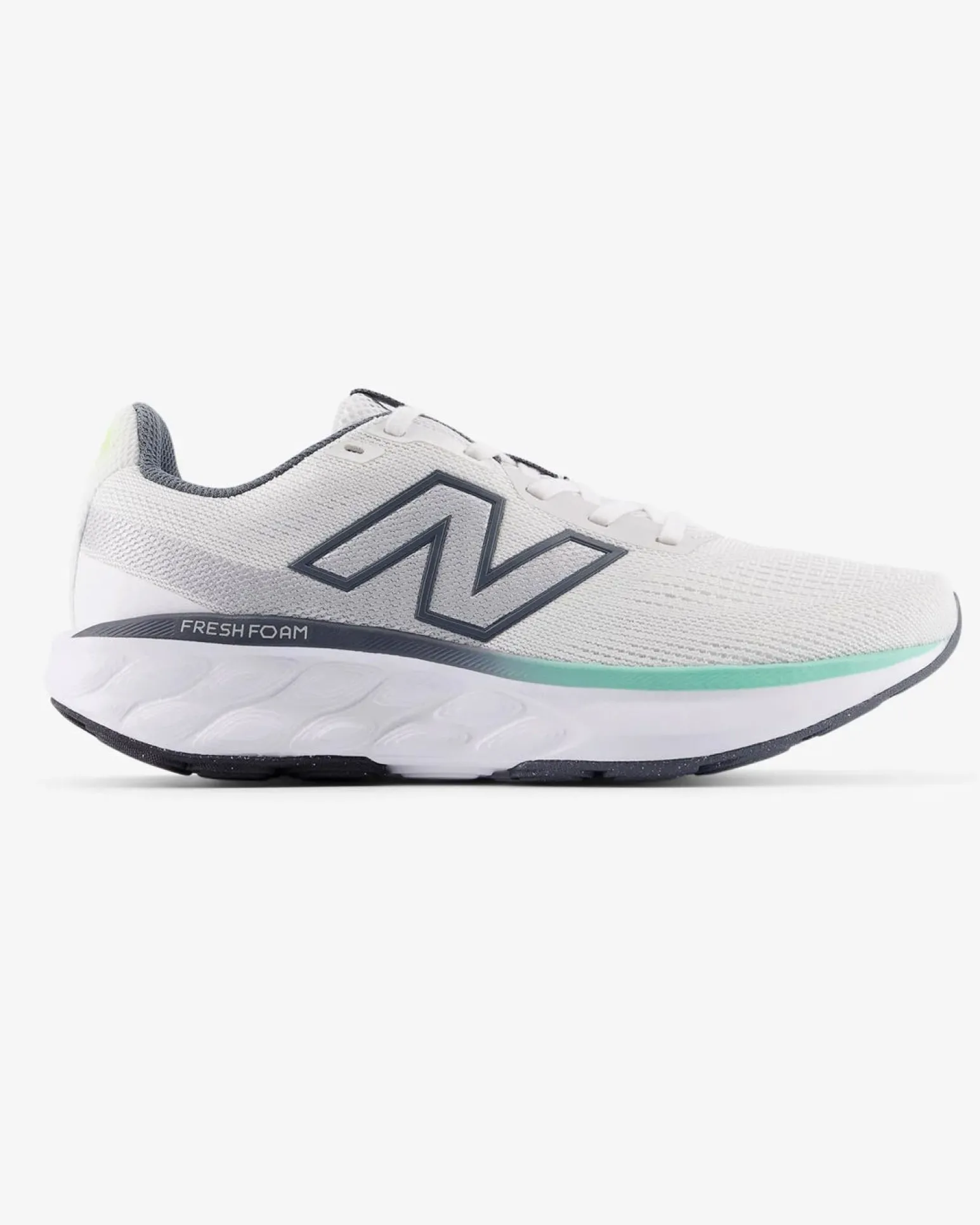 NEW BALANCE - SCARPA DA RUNNING BIANCA CON DETTAGLI GRIGI E VERDE ACQUA DA UOMO, M5206DX
