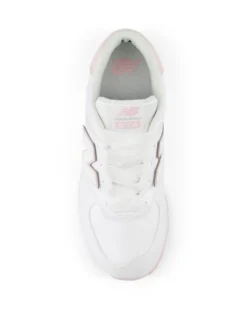 NEW BALANCE - SCARPA SNEAKERS BIANCA E ROSA CON LACCI NUMERATA 35.5-40 GC574FK
