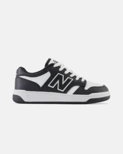 NEW BALANCE 480 - SNEAKERS DA BAMBINO NERA E BIANCA, NUMERATA 28/35 - PSB480BW