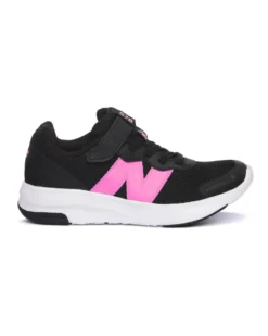 NEW BALANCE - SNEAKERS DA RUNNING BIMBA NERA E FUXIA SYN.LTHR/TEX - DAL 28 AL 35 -  PT578BP