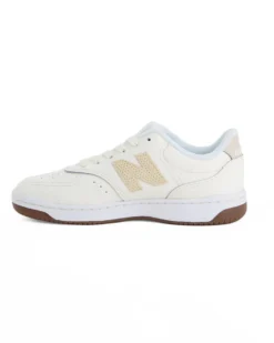 NEW BALANCE - SNEAKERS JUNIOR BIANCA E BEIGE LIFESTYLE LEATHER SEA SALT - dal 36,5 AL 41 - BBW80POR