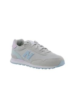NEW BALANCE - SNEAKERS JUNIOR  GRIGIA, ROSA E CELESTE  LIFESTYLE SYN/MESH- DAL 35,5  AL 40 - GC515BD