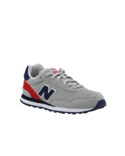 NEW BALANCE - SNEAKERS JUNIOR GRIGIA, ROSSA E BLU LIFESTYLE SYN/MESH- DAL 35,5 AL 40 - GC515BB