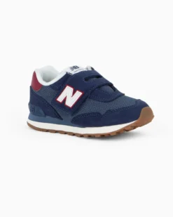 NEW BALANCE - SNEAKERS KIDS  LIFESTYLE BLU CON DETTAGLI BIANCHI E ROSSI DAL 28 AL 35, P51549G