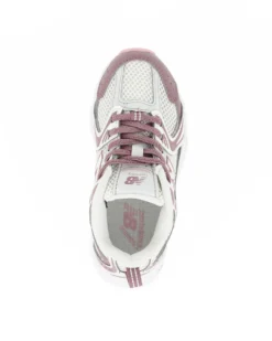 NEW BALANCE - SNEAKERS KIDS LIFESTYLE BIANCHE CON DETTAGLI FUXIA E ROSSI DAL 28 AL 35, P5304M1