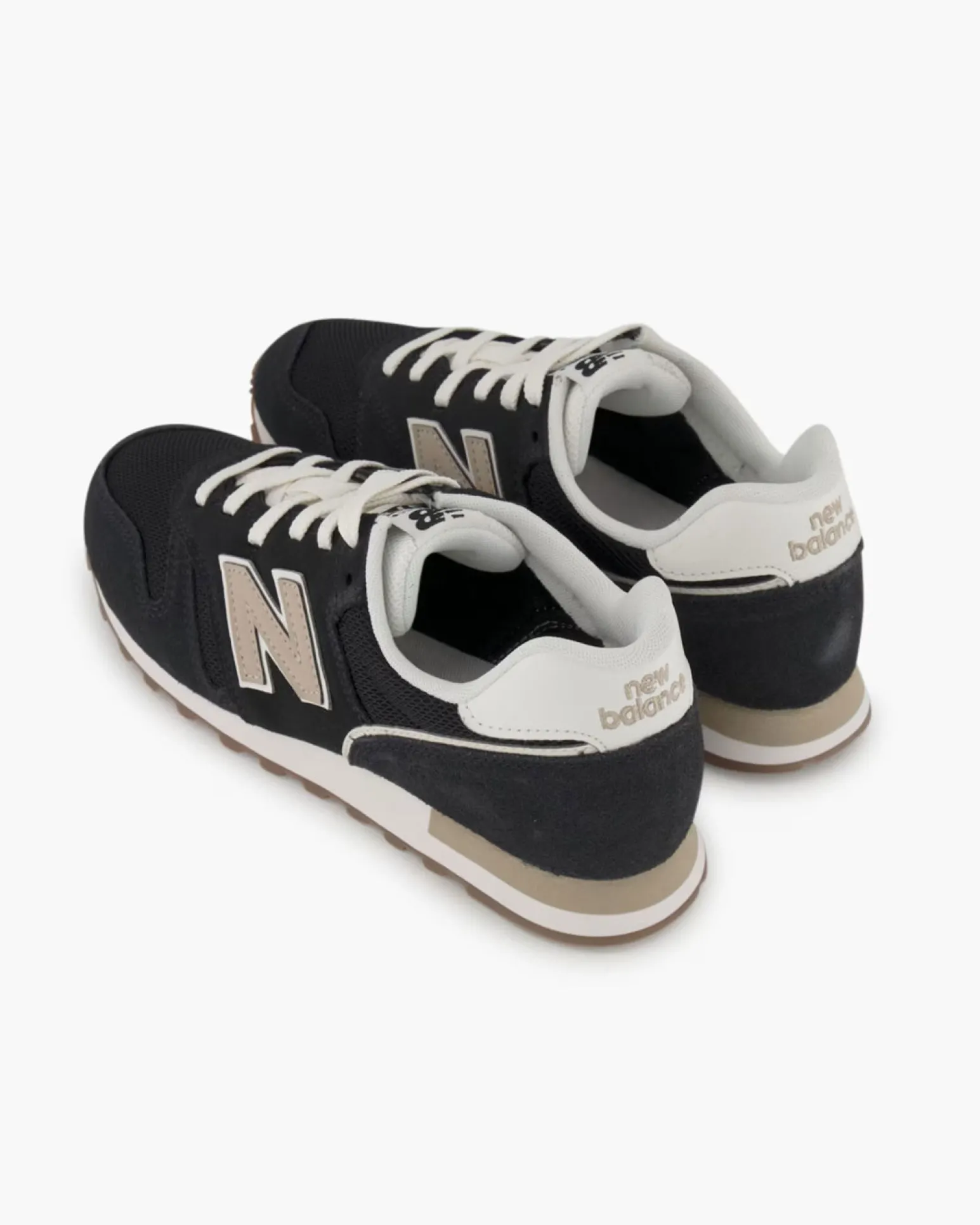 NEW BALANCE - SNEAKERS LIFESTYLE NERE CON DETTAGLI BEIGE, W37330S