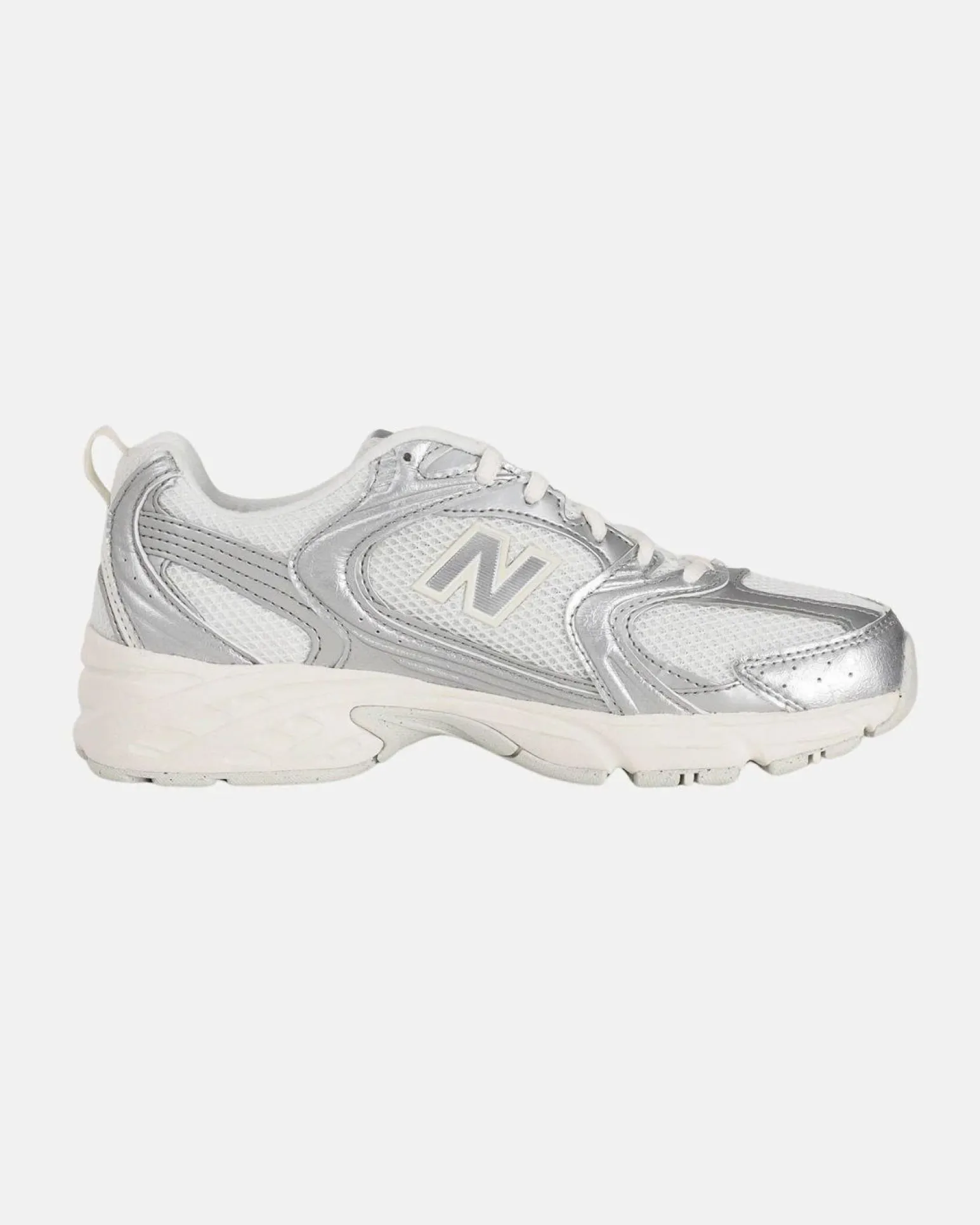 NEW BALANCE - SNEAKERS LIFESTYLE BIANCHE CON DETTAGLI SILVER, U5303IR