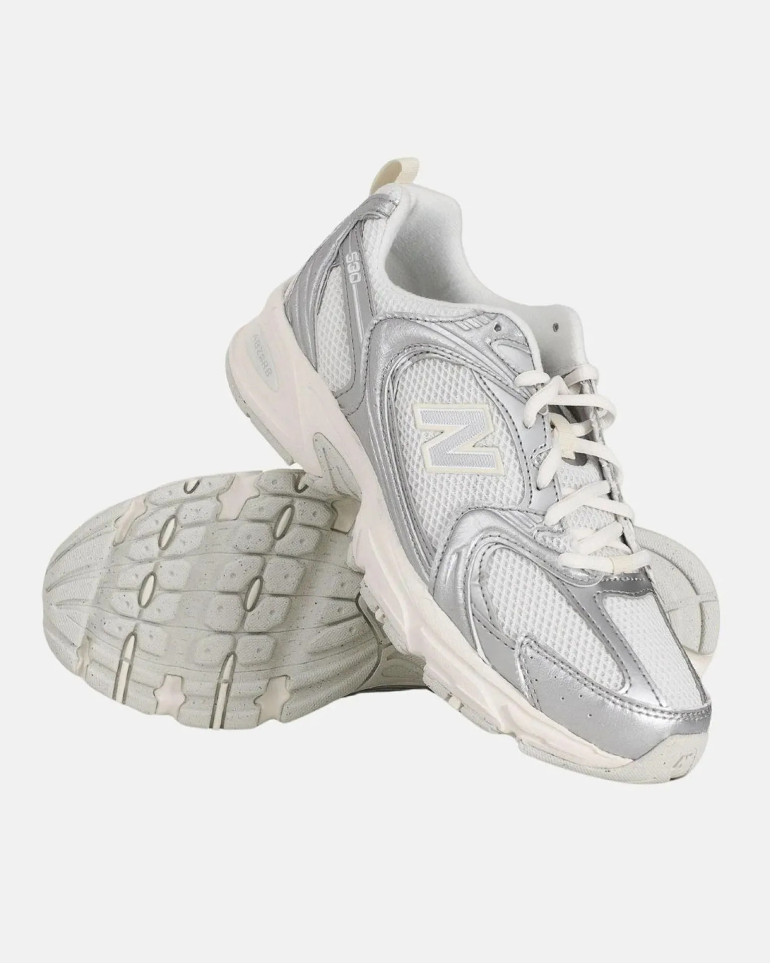 NEW BALANCE - SNEAKERS LIFESTYLE BIANCHE CON DETTAGLI SILVER, U5303IR
