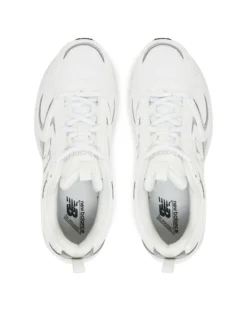 NEW BALANCE - SNEAKERS  LIFESTYLE BIANCHE E SILVER, ML408W