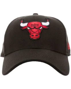 NEW ERA - Cappello chicago bulls nero con strappo posteriore