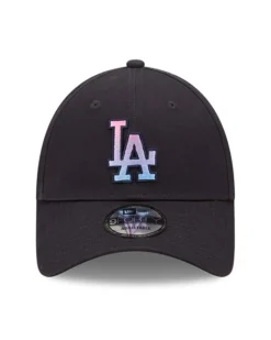NEW ERA - Cappello nero regolabile con logo lilla gradiente - 9 FORTY